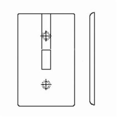 LEVITON Switch 5 Gang Wall Plate 84023-40